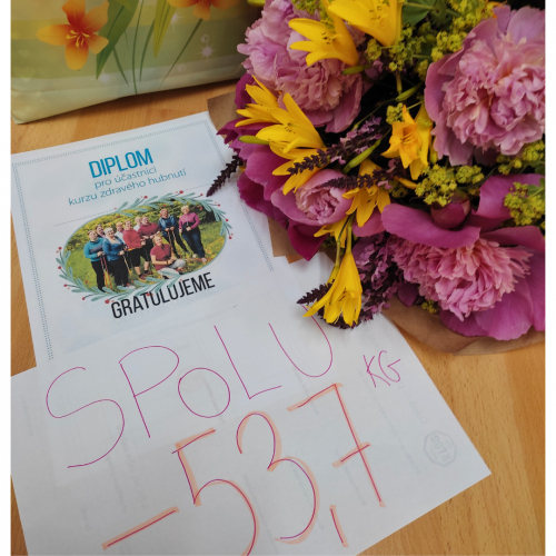 vysledky jarniho kurzu hubnuti se STOBem a Lenkou Vymlátilovou